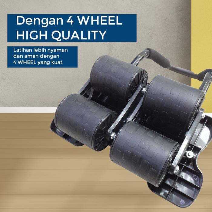 TWEN Ab Wheel 5 Roller Wheels Gambar produk 4