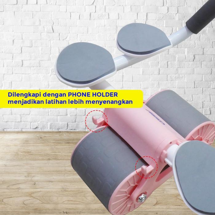 TWEN Ab Wheel 2 Roller Wheels Gambar produk 6