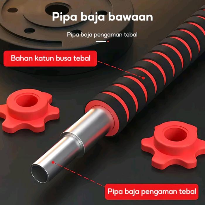 TWEN Dumbbell Set 20kg Gambar produk 4