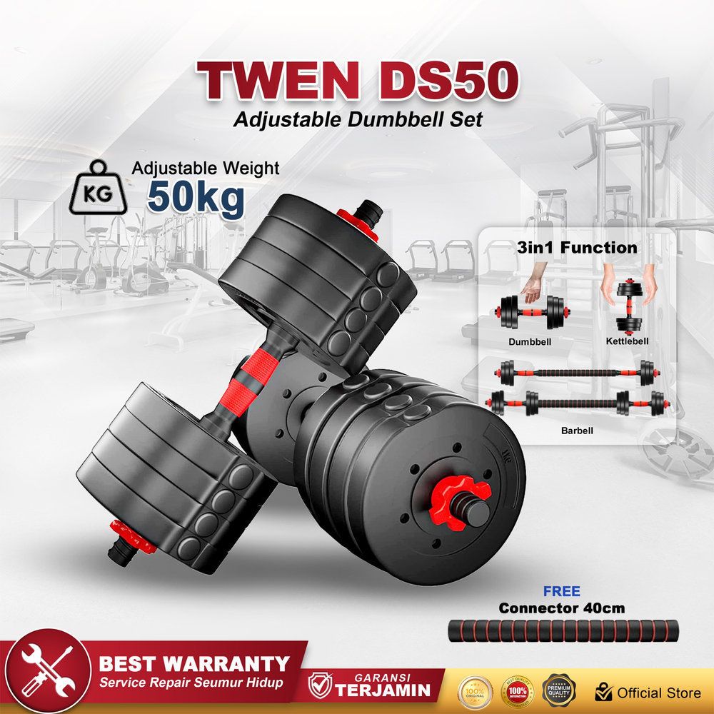 TWEN Dumbbell Set 50kg